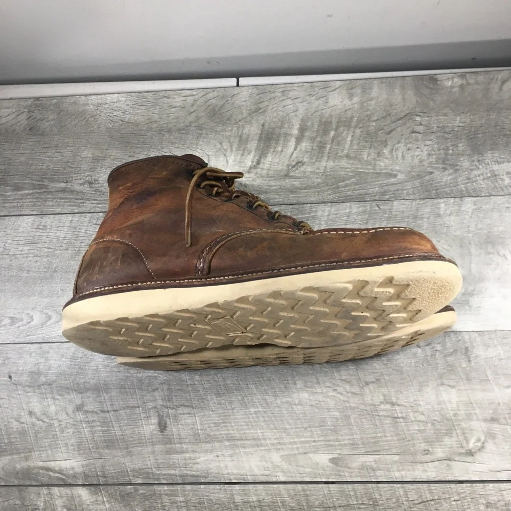 Red Wing Heritage 1907 Classic Moc Toe Leather Work Traction Tred Mens Boots 13